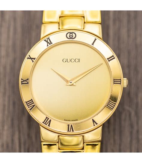 vintage gucci watch for men|old gucci watch value.